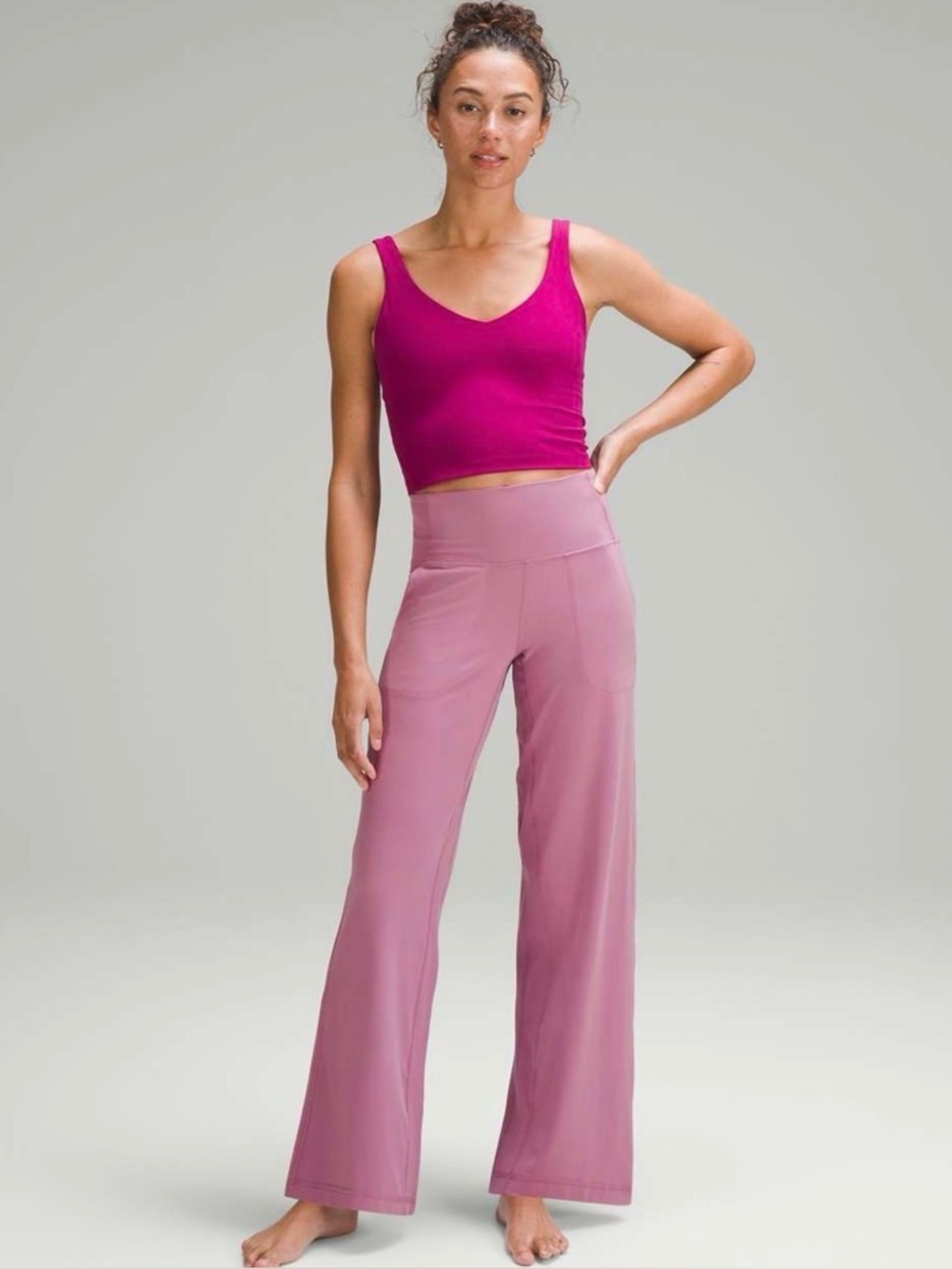 Lululemon Align High-Rise Wide-Leg Pant Velvet Dust Size 2
